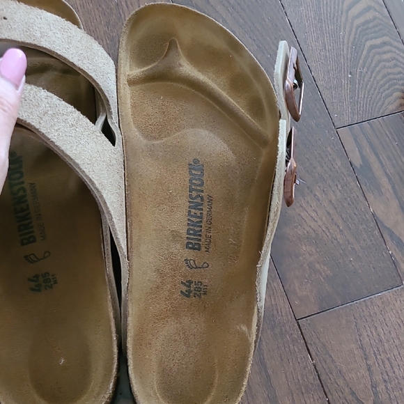 Birkenstock Arizona Oiled Leather Marron Men's Regular Wide Open Toe  Size 11 - Picture 8 of 12